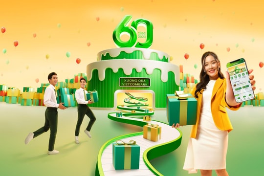 Giao dịch là có quà trong tuần lễ sinh nhật Vietcombank