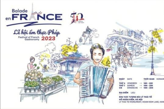 Lễ hội văn hóa Pháp 2023 sẽ được tổ chức tại phố đi bộ hồ Gươm