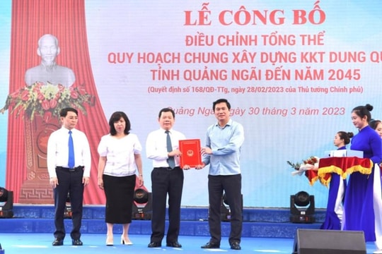 Quảng Ngãi công bố điều chỉnh quy hoạch xây dựng KKT Dung Quất