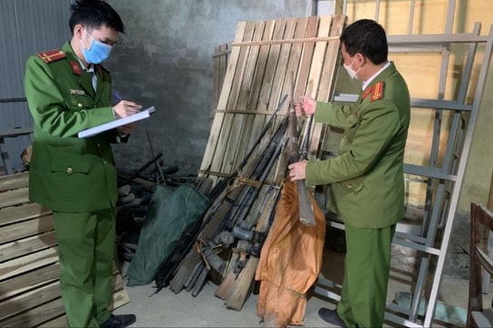 Thu giữ hàng ngàn khẩu súng, vũ khí thô sơ