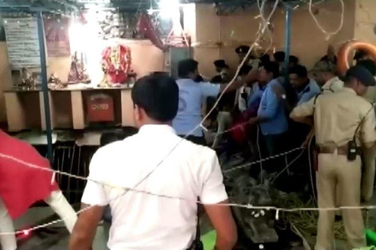 Sập giếng cổ trong đền thờ ở Ấn Độ, ít nhất 12 người thiệt mạng