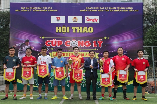 Bế mạc Hội thao "Cúp Công lý" lần thứ III