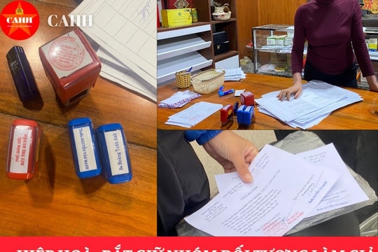 Mua con dấu về làm giả giấy khám sức khỏe, giấy ra viện bán kiếm lời
