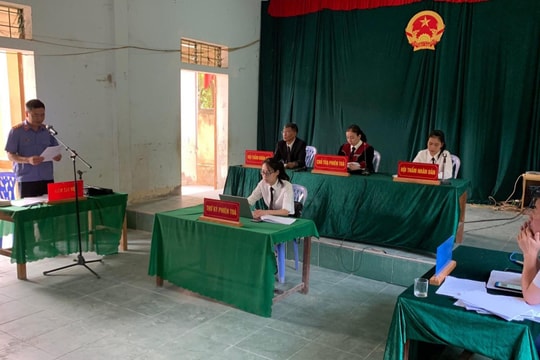 TAND huyện Tương Dương (Nghệ An): Nâng cao ý thức chấp hành pháp luật cho người dân qua những phiên tòa lưu động