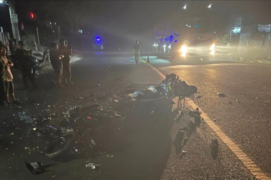 Gia Lai: Va chạm xe máy khiến 2 người tử vong
