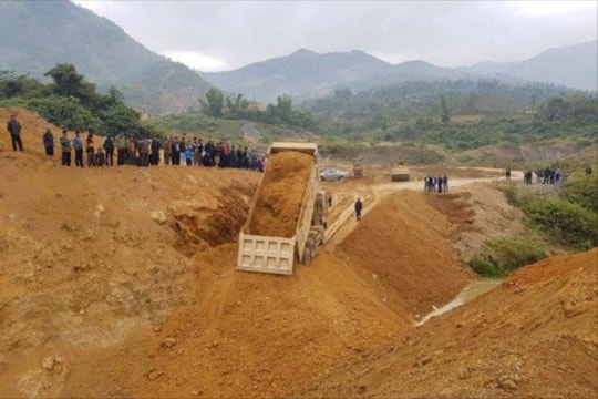 Tai nạn lao động ở công trình hồ Ẳng Cang, hai công nhân tử vong