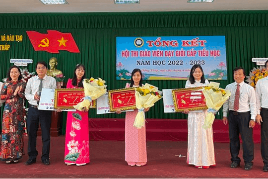 Đồng Tháp tổng kết hội thi giáo viên dạy giỏi cấp Tiểu học