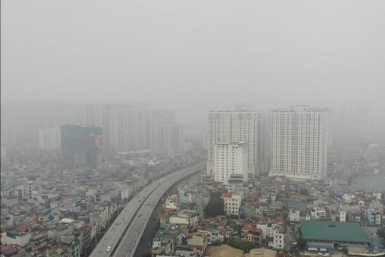 Chất lượng không khí ngày 5/4 tại Hà Nội ở mức nguy hiểm