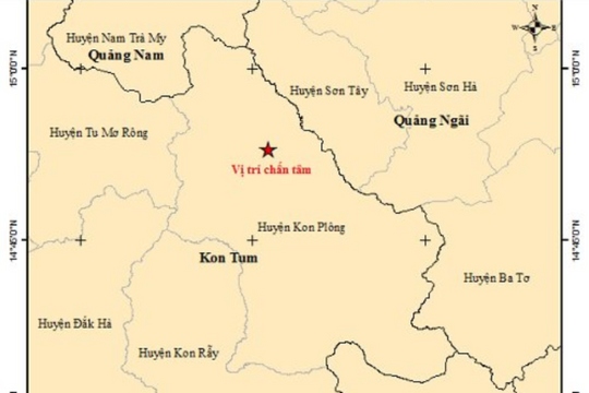 Kon Tum tiếp tục có động đất