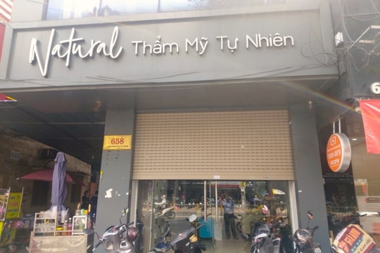 Hoạt động không phép, thẩm mỹ viện Natural bị đình chỉ