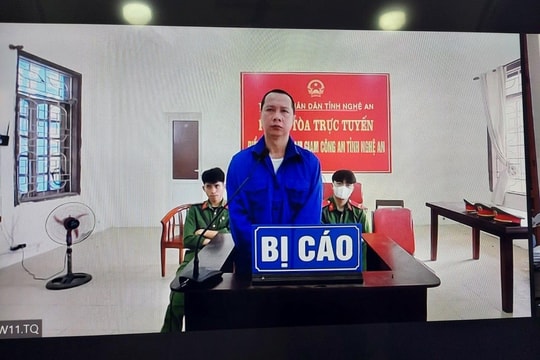 TAND TP.HCM xét xử trực tuyến bị cáo đang bị tạm giam ở Nghệ An