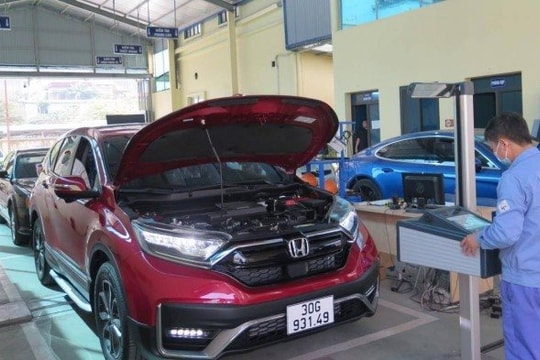 Hà Nội có 19/31 Trung tâm đăng kiểm hoạt động trở lại
