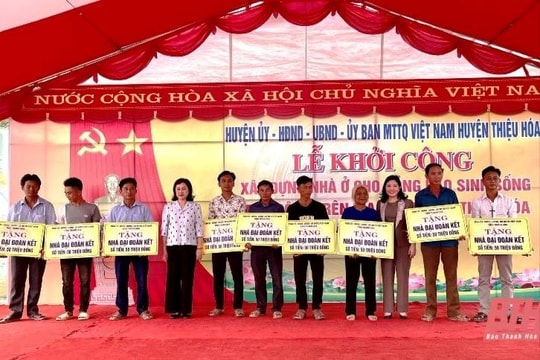 Thanh Hóa: Khởi công xây dựng nhà ở cho đồng bào sinh sống trên sông