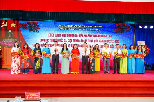Hải Phòng đứng thứ 4 trong Kỳ thi học sinh giỏi quốc gia năm 2022-2023