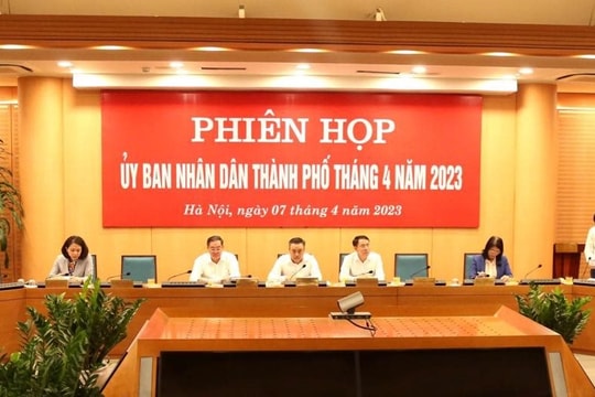 UBND thành phố Hà Nội xem xét một số nội dung quan trọng thuộc thẩm quyền