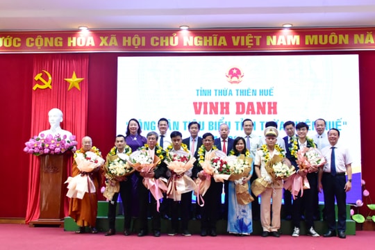 Vinh danh “Công dân tiêu biểu tỉnh Thừa Thiên Huế”