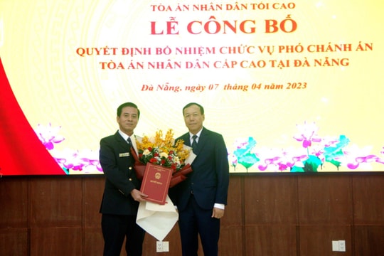 TAND cấp cao tại Đà Nẵng có tân Phó Chánh án