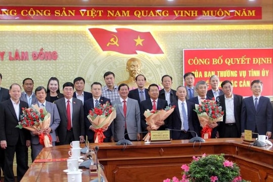 Lâm Đồng: Điều động, phân công nhiều chức vụ chủ chốt