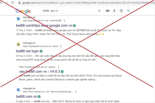 Nhiều website cơ quan Nhà nước bị chèn link ẩn quảng cáo cờ bạc