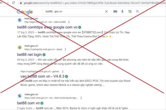 Nhiều website cơ quan Nhà nước bị chèn link ẩn quảng cáo cờ bạc