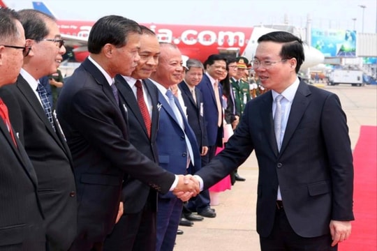 Chủ tịch nước kết thúc tốt đẹp chuyến thăm Lào với gần 20 hoạt động