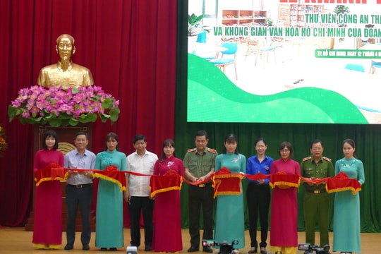 Tuổi trẻ Công an TP.HCM ra mắt nhiều công trình ý nghĩa