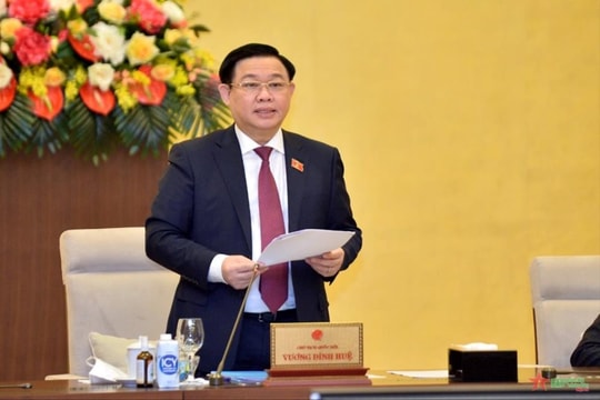 Sáng nay, Ủy ban Thường vụ Quốc hội họp chuyên đề thảo luận nhiều dự án luật