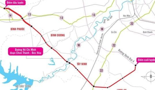 Khởi công đường Hồ Chí Minh đoạn Chơn Thành - Đức Hòa trong năm 2023