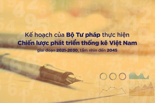 Bộ Tư pháp ban hành kế hoạch thực hiện chiến lược phát triển thống kê Việt Nam