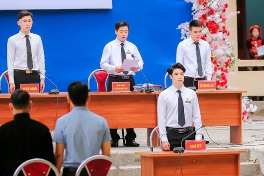 Chi đoàn TAND huyện Hoàng Su Phì tổ chức phiên tòa giả định tuyên truyền pháp luật