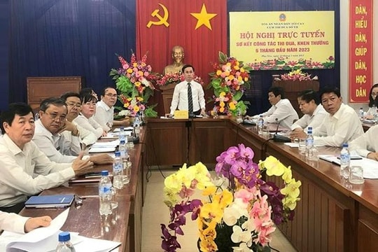 Cụm thi đua số VII Tòa án nhân dân: Hướng đến là lá cờ đầu trong công tác thi đua