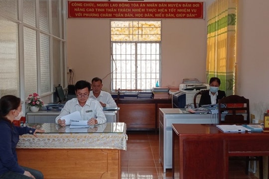 TAND huyện Đầm Dơi (Cà Mau): Không ngừng nâng cao chất lượng xét xử