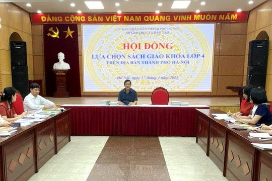 Hà Nội hoàn thành chọn sách giáo khoa các lớp 4, 8, 11