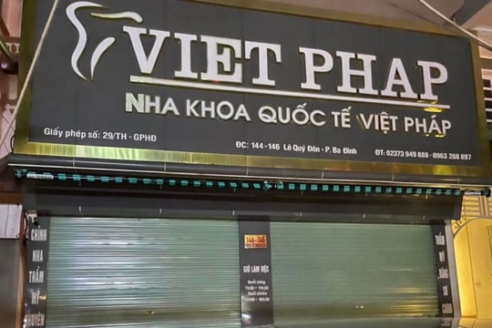 Xử phạt, tước giấy phép có thời hạn đối với Nha khoa Quốc tế Việt Pháp
