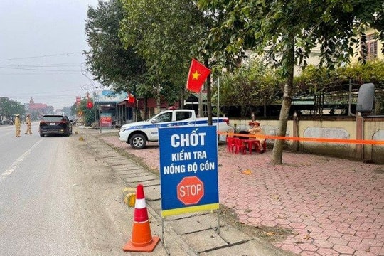 Tước bằng 23 tháng, phạt 35 triệu đồng một tài xế vi phạm nồng độ cồn