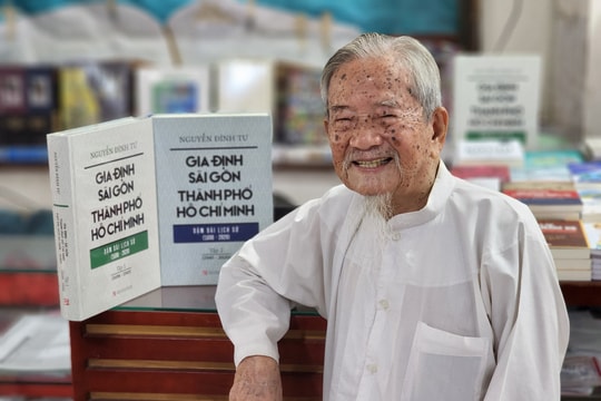 Nhà nghiên cứu 103 tuổi nói về bộ sách “Gia Định - Sài Gòn - TP.HCM”