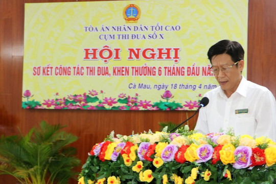 Cụm thi đua số X TAND: Phấn đấu xây dựng Tòa án hai cấp vững mạnh, liêm chính