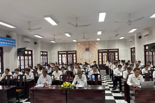 TAND tỉnh Sóc Trăng: Tập trung đẩy nhanh tiến độ giải quyết các loại vụ việc