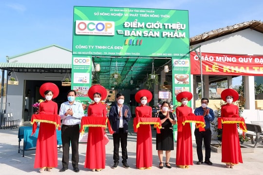 Công bố tiêu chí điểm giới thiệu và bán sản phẩm OCOP