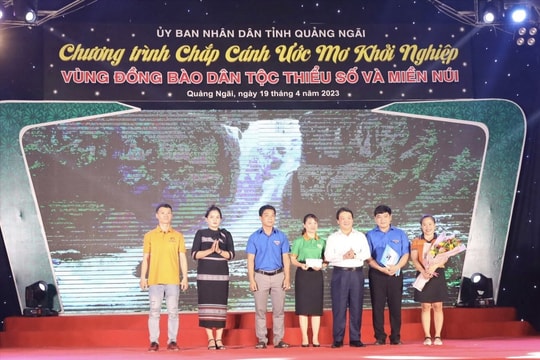 Quảng Ngãi: Chắp cánh ước mơ khởi nghiệp vùng đồng bào DTTS và miền núi