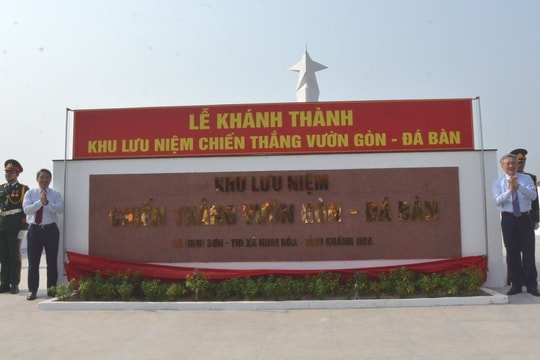 Khánh thành Khu lưu niệm chiến thắng Vườn Gòn – Đá Bàn