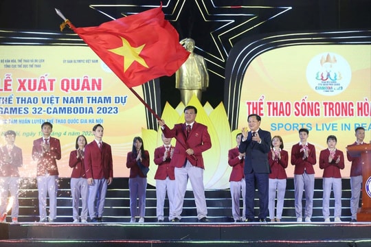 Đoàn thể thao Việt Nam xuất quân dự SEA Games 32 với 1.003 thành viên