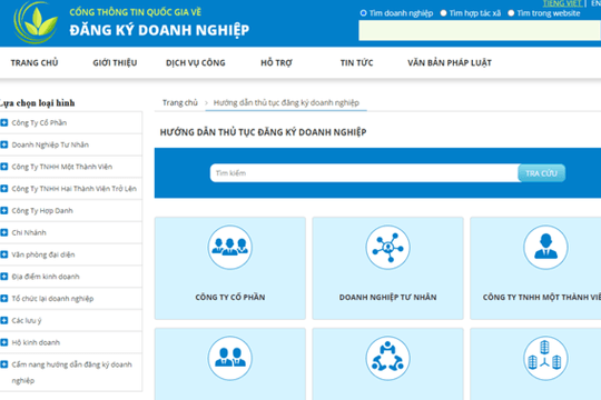 Đăng ký hộ kinh doanh qua mạng