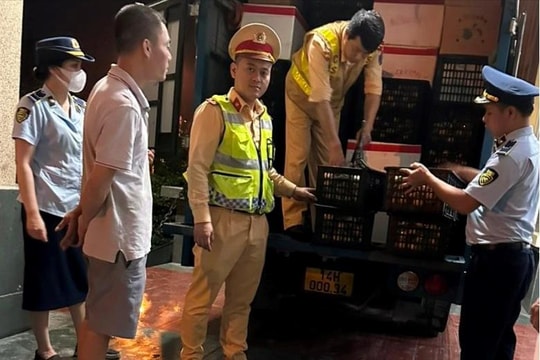 Quảng Ninh: Tạm giữ hơn 1 tấn hoa quả nhập lậu