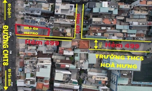 TPHCM: Ý kiến khác nhau về quy hoạch mở đường tại hẻm 499 Cách mạng Tháng Tám