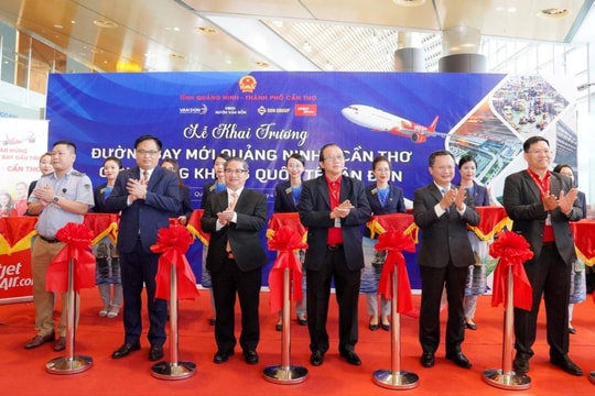 Vietjet khai trương đường bay thẳng đầu tiên giữa Cần Thơ và Vân Đồn