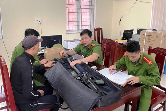 Thanh Hóa: Bắt quả tang đối tượng tàng trữ đạn súng tự chế trái phép