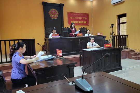 TAND thành phố Thanh Hóa xét xử trực tuyến 5 vụ án