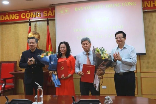 Bổ nhiệm nhân sự Ban Tổ chức Trung ương