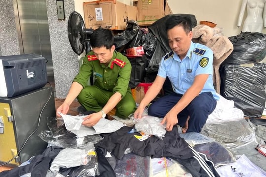 Hà Nội: Tạm giữ trên 250 sản phẩm có dấu hiệu giả mạo thương hiệu nổi tiếng